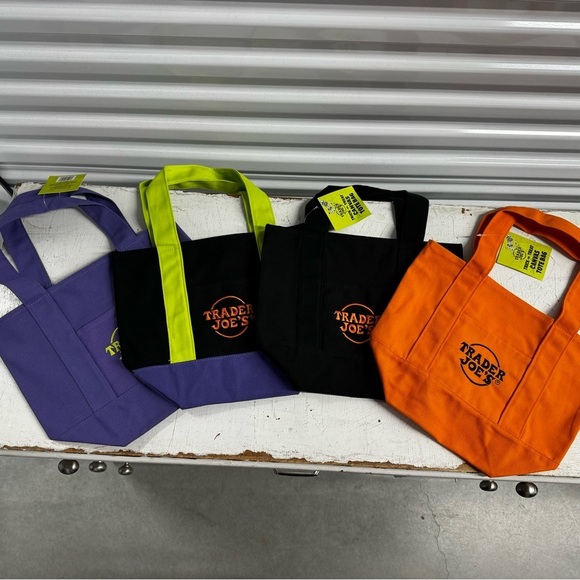 Trader Joe'S Handbags - Trader Joe’s | Bundle of 4 Halloween Mini Totes